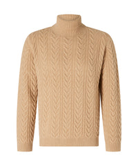 BLD-Kastor - Rollkragenpullover, beige