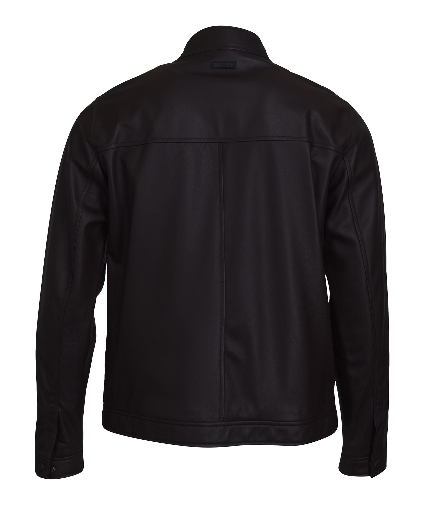 Zegna - Lederjacke im Biker-Stil